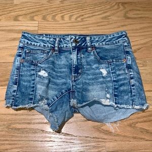American Eagle Midi Rise Short-Short